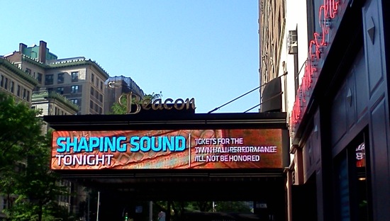 Shaping Sound Beacon Theater NYC
