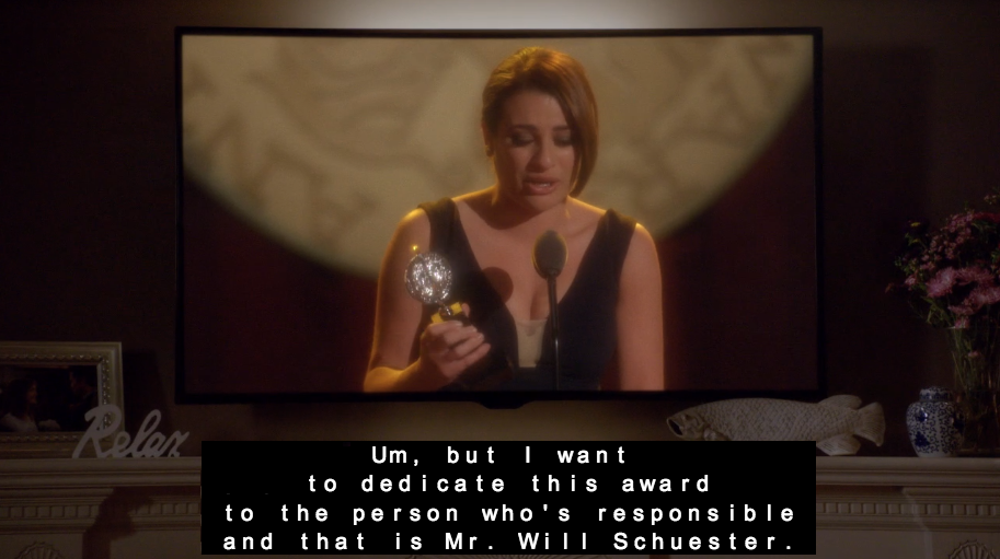 Rachel's Acceptance Speech - Glee