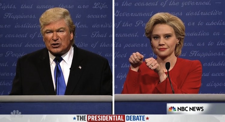 SNL Clinton Trump Debate 2016