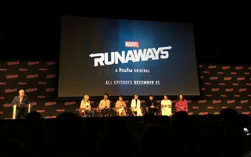 Marvel Runaways NYCC 2018 panel