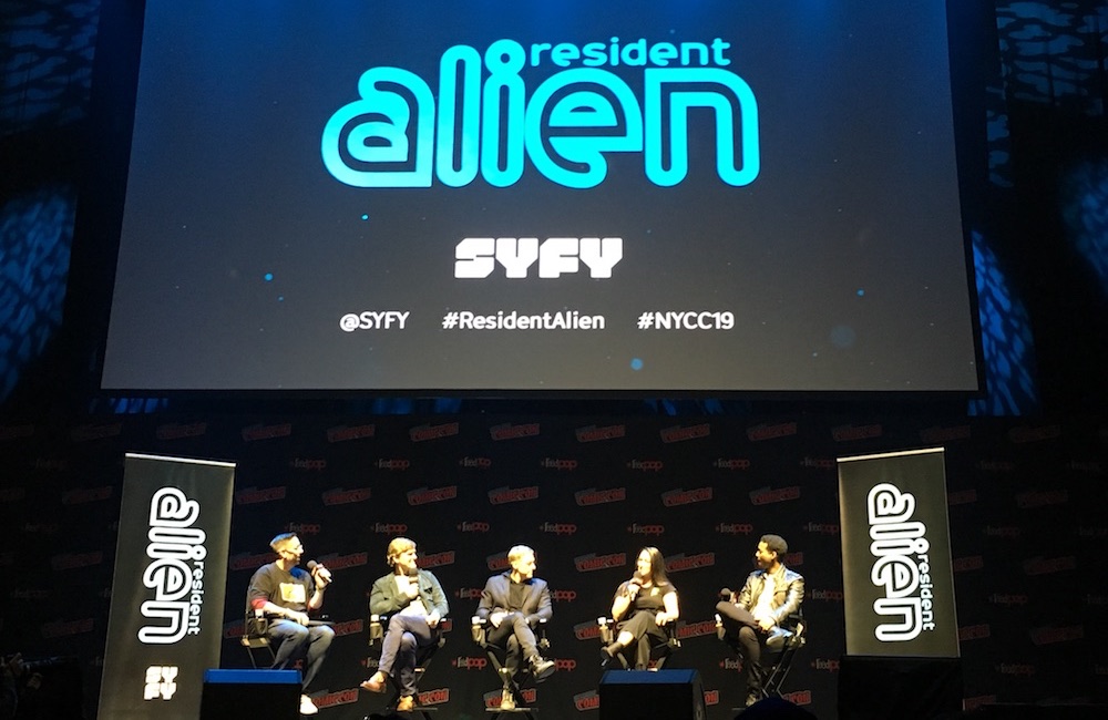 SyFy Resident Alien Panel NYCC 2019